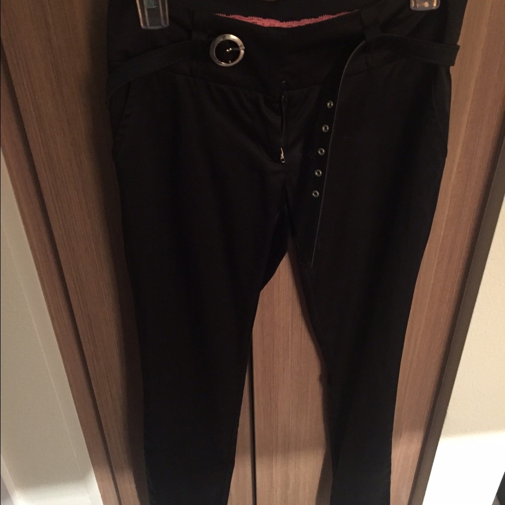 COPY - Black Bebe satin pants